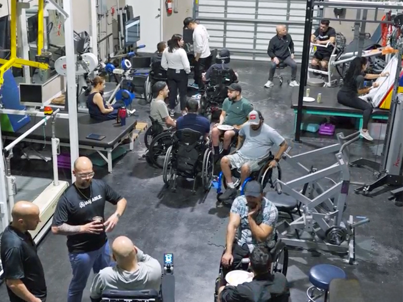 iAM ABLE facility gym floor