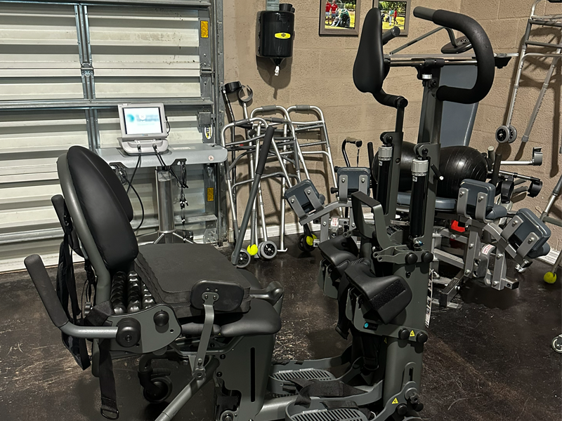 Standing frame for upright conditioning at iAM ABLE