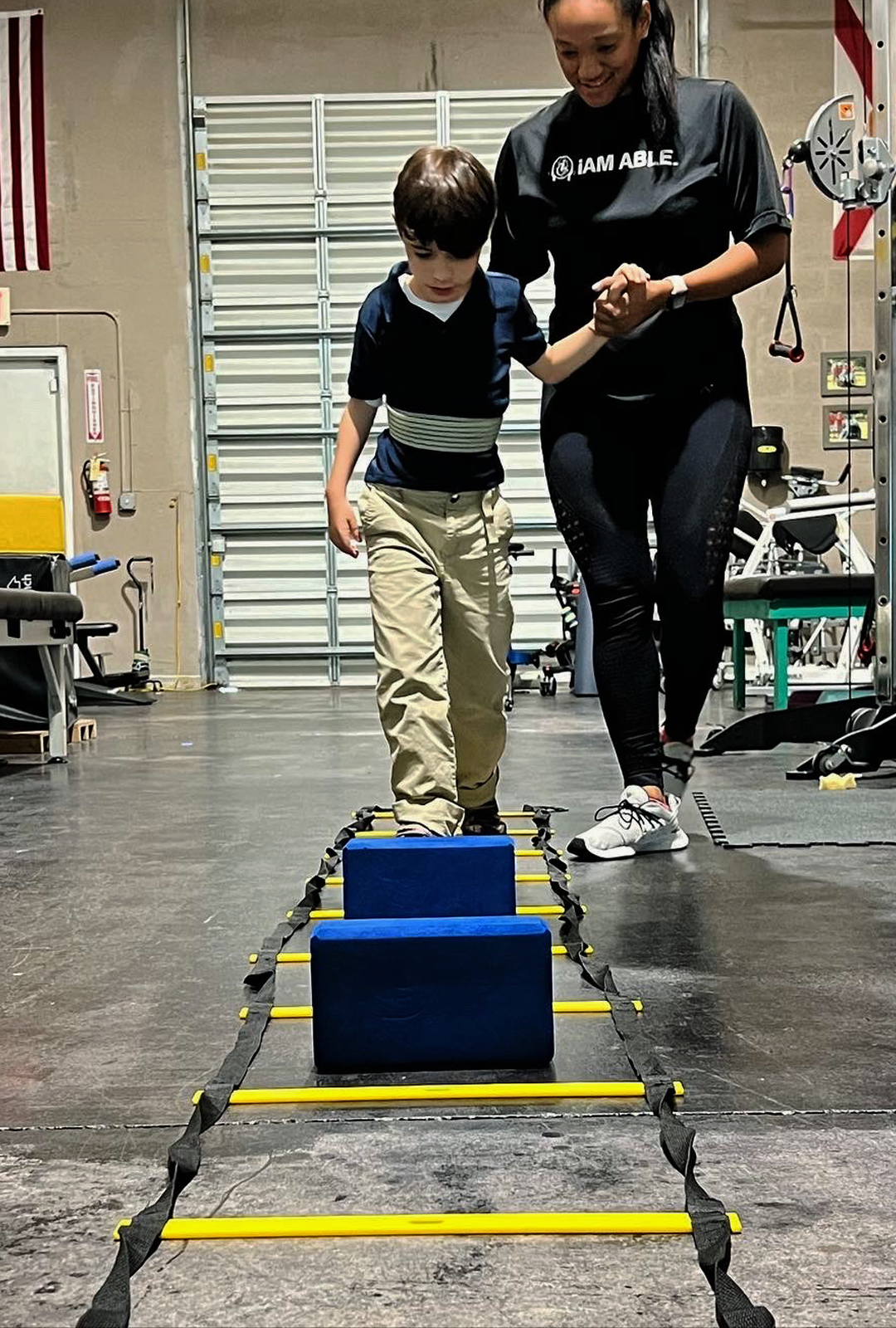 iAM ABLE facility gym floor