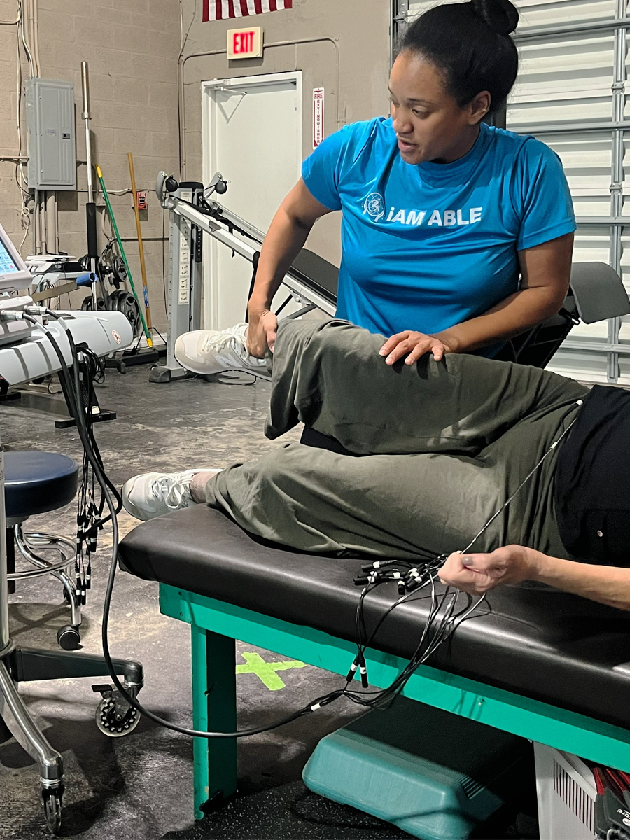 One-on-one therapy evaluation at iAM ABLE